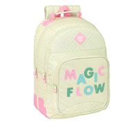 Glowlab Magic Flow - Mochila Escolar Infantil, Ideal para Niños de Diferentes Edades, Cómoda y Versátil, Calidad y Resistencia, 32x15x42 cm, Color Beige