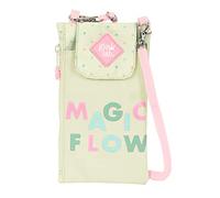 Glowlab Magic Flow - Monedero Portamóvil, Monedero Estándar, para Móvil, Cómodo y Versátil, Calidad y Resistencia, 19x10 cm, Color Beige