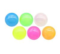 Glows In The Dark Sticky Balls, Sticky Bouncy Balls, Glow In The Dark That Stick to Ceiling, Stress Fidget Toys, Stress for Kids and Adults (6pcs)