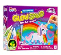 GlowSand - Kit de pintura de colores para despegar y pegar, hecho a mano