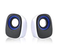 glowster Altavoces de Escritorio 2.0 USB con Sonido estéreo, diseño Compacto, Ideales para PC y Entretenimiento Multimedia.