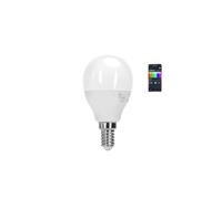 Glowster Bombilla LED Bluetooth MESH E14 4.9W RGB+CCT, control de luz y color, ideal para ambientación y decoración inteligente.