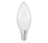 Glowster Bombilla LED C37 E14 4W 4000K, luz blanca neutra nergética, ideal para iluminación ambiental y decorativa.