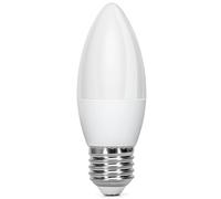 Glowster Bombilla LED C37 E27 7W, alta nergética, luz cálida, ideal para iluminación en hogares y espacios interiores.