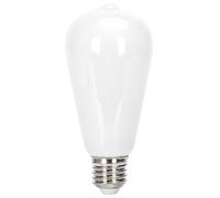 Glowster Bombilla LED de filamento ST64, E27, 12W, luz blanca; ideal para iluminación decorativa y eficiente en hogar y oficinas.
