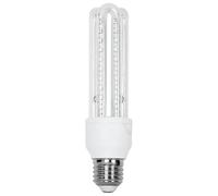 Glowster Bombilla LED E27 9W forma U, ahorro energético, larga duración, ideal para iluminación doméstica y comercial.