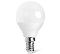 Glowster Bombilla LED G45 E14 6W, 806 lúmenes, luz cálida nergética; ideal para iluminación decorativa y doméstica.