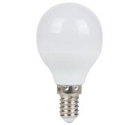 Glowster Bombilla LED G45 E14 7W, luz cálida, ahorro energético, larga vida útil, ideal para iluminación decorativa y uso en lámparas de mesa.