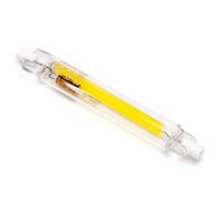 Glowster Bombilla LED R7S 9W, alta eficiencia energética, larga vida útil; ideal para iluminación en espacios interiores y exteriores.