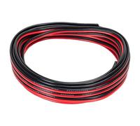 Glowster Cable de audio 2G0,75mm² 5M, rojo y negro para conexión de dispositivos, transmisión de sonido y optimización de calidad de audio.