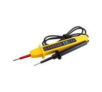 Glowster Comprobador de corriente digital, pantalla LCD, pruebas de continuidad y voltaje, útil para detectar problemas eléctricos y verificar circuitos.