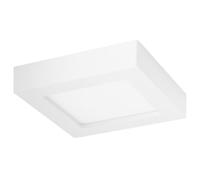 Glowster Downlight LED cuadrado de superficie 12W, luz blanca, ideal para iluminación general en hogares y oficinas.