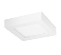 Glowster Downlight LED cuadrado de superficie 18W, luz cálida, ideal para iluminación ambiental y decoración interior.