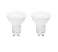 Glowster Juego de 2 focos GU10 inteligentes con tecnología Bluetooth MESH. Cambia entre diferentes temperaturas de color (CCT) para ambientar tu hogar a la perfección.
