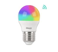 Glowster Lámpara inteligente E27 en forma esférica, ideal para cualquier espacio. Disfruta de su tecnología avanzada que permite control remoto y ajuste de brillo. Ilumina tu vida con comodidad.