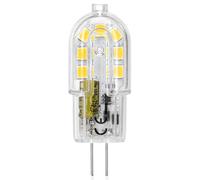 Glowster Lámpara LED G4 1.7W, bajo consumo, larga duración, luz blanca, ideal para iluminación decorativa y de acento en espacios reducidos.