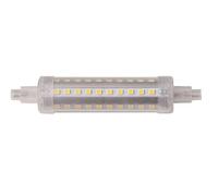 Glowster Lámpara LED R7S regulable 10W 6500K 118mm 360º 230V, ideal para iluminación ambiental y tareas que requieren luz intensa.