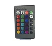 Glowster Mando a distancia para lámpara dicróica LED RGB, controlador con múltiples colores y efectos, ideal para iluminación decorativa y ambiental.