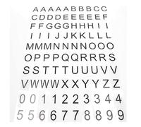 glowster Pack de 100 Letras clásicas para Caja de Mensajes, Colores y Modelos Surtidos, Ideales para Personalizar Espacios y Eventos.