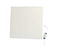 Glowster Panel LED 60x60 28W 3000K 150lm/w, marco blanco, driver eficiente; ideal para iluminación de oficinas, salas y espacios comerciales.