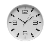 glowster Reloj de Pared Blanco, Movimiento Continuo, diseño Moderno, Ideal para decoración y organización del hogar.