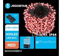 Glowster Tira de luces plana a pilas tipo AA, ideal para decoración y ambientación en interiores y exteriores.