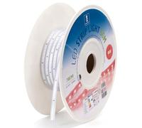 Glowster Tira LED roja de 50m, 8mm, con circuito integrado, ideal para decoración, señalización y ambientación de espacios.