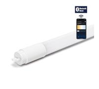 Glowster Tubo plástico LED MESH 1.2M CCT, luz regulable, eficiente, ideal para iluminación de espacios comerciales y domésticos.