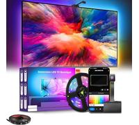 Glowsync HD - Smart LED TV Backlight Strip with Real-Time Screen Sync,LED Strip Lights Sync Color Changing to Game & Music,TV Light Strip with App and Remote Control USB Powered (for 55-65 inch TVs)