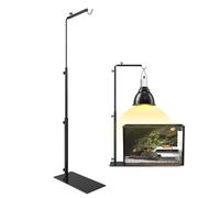 GlowUp Soporte para Lámpara de Reptiles, Altura Ajustable 40-93 cm, Soporte para Lámpara de Calor para Reptiles de Terrario, Tortugas, Araña (sin Lámparas)