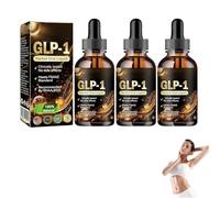 GLP-1 Herbal Oral Liquid 30ml, Natural Advanced Body Care Liquids Drop, GLP-1 Oral Liquid for Women and Men, Slimming Drops for Weight Loss, Supplement Peptide Complex Serums for All Body Types (3)