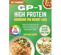 GLP-1 High Protein Cookbook for Weight Loss: Effortless Gut-Friendly Recipes with Healthy 14-Day Meal Plan to Curb Cravings, Boost Metabolism, and Improve Digestive Wellness