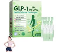 GLP-1 Six-in-One Health Solution Oral Liquid, Advanced GLP-1 Oral Liquid, GLP1 Multi-Action Drops, Promote Intestinal Digestion, Firming Skin and Body Shaping Care for Women & Men (1)