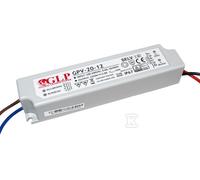 Fuente de alimentación LED 24W GPV 12V DC ip67 gpv-20-12 led glp