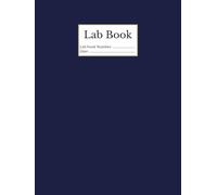 GLP Laboratory Notebook/lab book, A4, hardback and paperback, 150 pages, Scientist Journal Gift, Research log, multiple designs