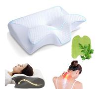 GLSAYZU Neckhaven - Almohada de hospitalidad Neck Haven, almohadas Neckhaven y ronquidos, para apnea del sueño, almohada ortopédica ergonómica, almohada cervical para el dolor de cuello y hombros