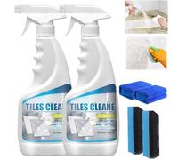 GLSAYZU Tile Grout Cleaner Sprayer, Rociador de Limpieza de lechada de Azulejos,Tile and Grout Cleaner, Stone Stain Remover Cleaner, Multi-Purpose Cleaner for Kitchen Bathroom (2PCS)