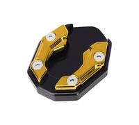 GLSDC Extensor Caballete Lateral Moto para BMW M 1000 RR 2021 2022 2023 2024 2025 2026, Placa de Extensión de Soporte Lateral para Moto Aluminio Placa de Apoyo,Gold