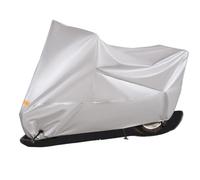 GLSDC Funda para Moto para Benelli Caffe Nero 250 2008-2014 2015 2016 2017 2018 2019 2020, Protector Lluvia y UV Cubierta de Moto Cubierta de Motocicleta Exterior Interior,Silver