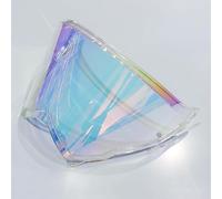 GLSDC Visera Casco Moto para AGV AX9, Lente de Casco de Protección contra el Viento para Motocicleta Protección Solar y Reducción,Normal-E Aurora Red