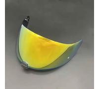 GLSDC Visera Casco Moto para HJC C70 FG-17 IS-17 FG-ST HJ-20ST, Lente de Casco de Protección contra el Viento para Motocicleta Protección Solar y Reducción,Normal-H Deep Revo Gold
