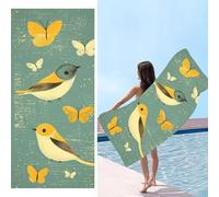 Glslmznq Toalla Microfibra Grande XXL 80 x 160 cm - Ultraligera - Secado Rápido | Toalla de Playa para Mujeres y Hombres - Fácil de Limpiar, para Piscina, Viajes, Exteriores, Animales y Aves f-277