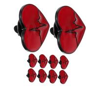 GLSTOY 10 Broches De, Alfileres De Botón, Alfileres De Collar Con Colgante De San Valentín, Alfileres De Concienciación Del Corazón De Doctor, Broche Pequeño De Corazón Rojo, Alfiler De