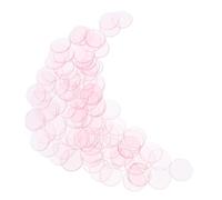 GLSTOY 100piezas De Bingo y Poker De Contadores De Transparentes para Matemáticas y Chips para Diversión