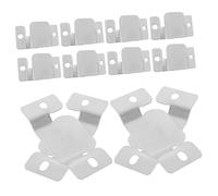GLSTOY 12 Piezas Conector De Sofá Conectores De Muebles De Patio En Corte Juntas De Muebles a Presión Broche De Unión para Sofá Plata Acero Inoxidable