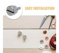 GLSTOY 15 Tornillos para Prensatelas de Máquina de Coser Tornillo Metálico de Mano Compatible para Bordar y Acolchado Juego de Fijación Manual Rápido para Costura Doméstica