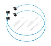 GLSTOY 2 Juegos Kit de Limpieza para Instrumentos y Uso Versátil Cepillos de Nylon de Doble Punta, Tamaños Múltiples para Cuidado de Flauta y Tuberías