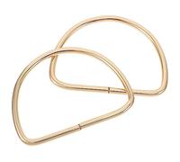 GLSTOY 2 Uds Accesorios Para Bolso Manijas Reemplazo Anillo En D DIY Bolso Con Asa DIY Manija Bolsa De Transporte Asas Bolsa Asas De Metal DIY Asas Para Bolso Asa Para Bolso Fabricación