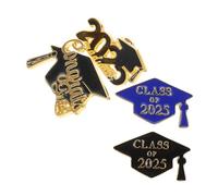 GLSTOY 4piezas Broche De Graduación Pin De Solapa Para Birrete De Graduación De Para Estudiantes Profesores y Compañeros De Clase Broche De