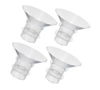 GLSTOY 4piezas Insertos De Flange De Silicona Para Extractor De Leche Para Extractores Eléctricos Compatible Varios Modelos Reemplazos Lavables y Prácticos